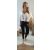 DENA bőrhatású bélelt leggings 