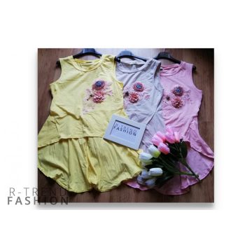 Rose virágos felső 