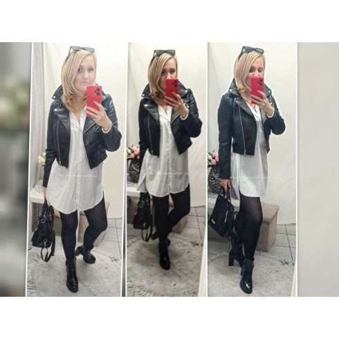 Léna bőrdzseki 