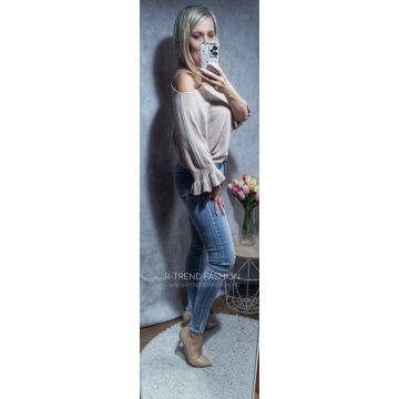 Lea puha húzott ujjú felső 