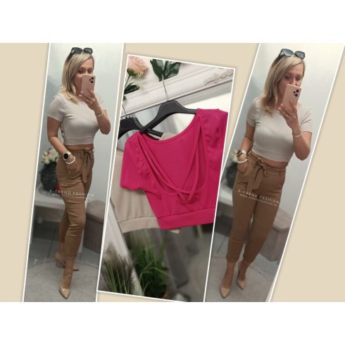 Rosa Pántos crop top